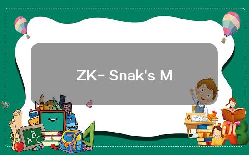 ZK- Snak's Mathematical Principles]
