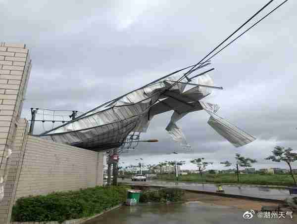 台风“暹芭”已登陆！广东潮州突发龙卷风，汕头出现“龙吸水”