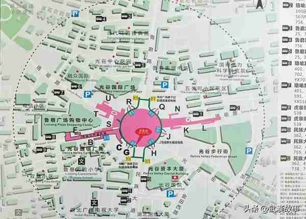 武汉光谷广场地下通道像迷宫一样吗？