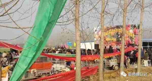 9年前，江苏连云港赣榆城头镇门河金河村集贸市场的开业盛典