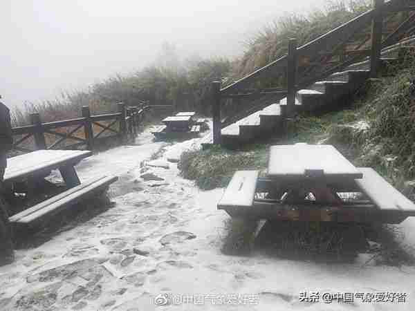 台湾下雪了，是台风影响！权威数据：目前全国仅六省市没有下雪