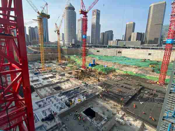 北京CBD5个地块陆续启动地下结构施工，实地探访——