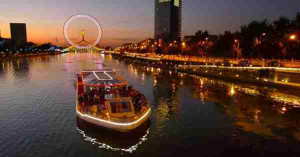 5月22日，天津海河游船新航线启动