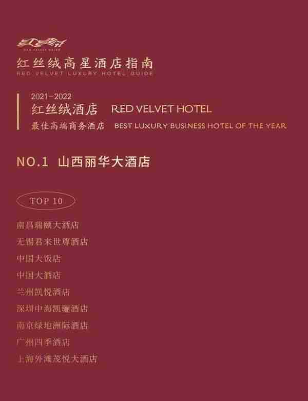 红丝绒最佳高端商务酒店TOP10：兰州凯悦酒店